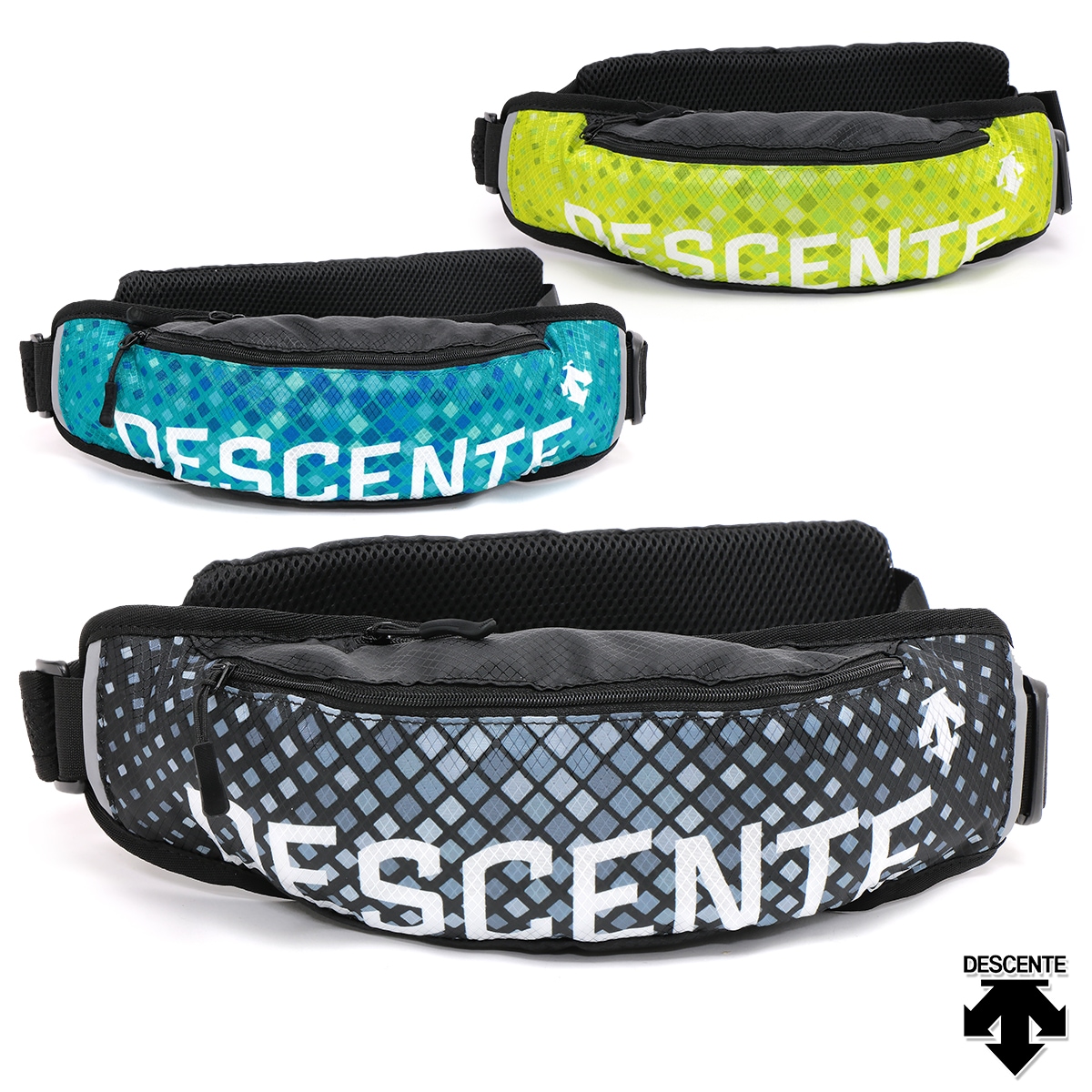 デサント ランニング ウエストバッグ メンズ/レディース ランナーポーチ DMARJA21
