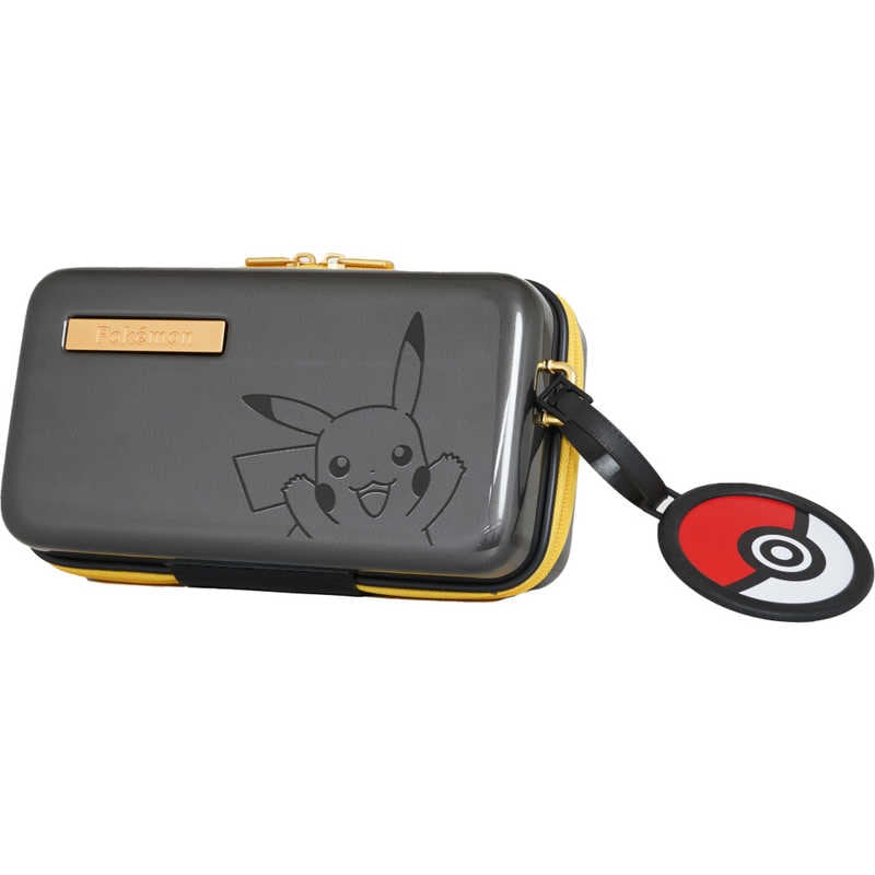 ポケモン　スーツケース型ショルダーバッグ ミニポーチ ピカチュウ ブラック　PK12278BK