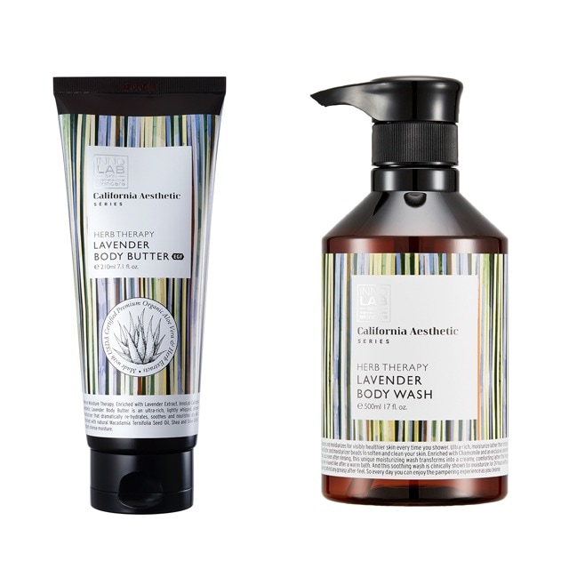 【セット】イノラップラベンダーボディウォッシュ500ml+ラベンダーボディバター210ml