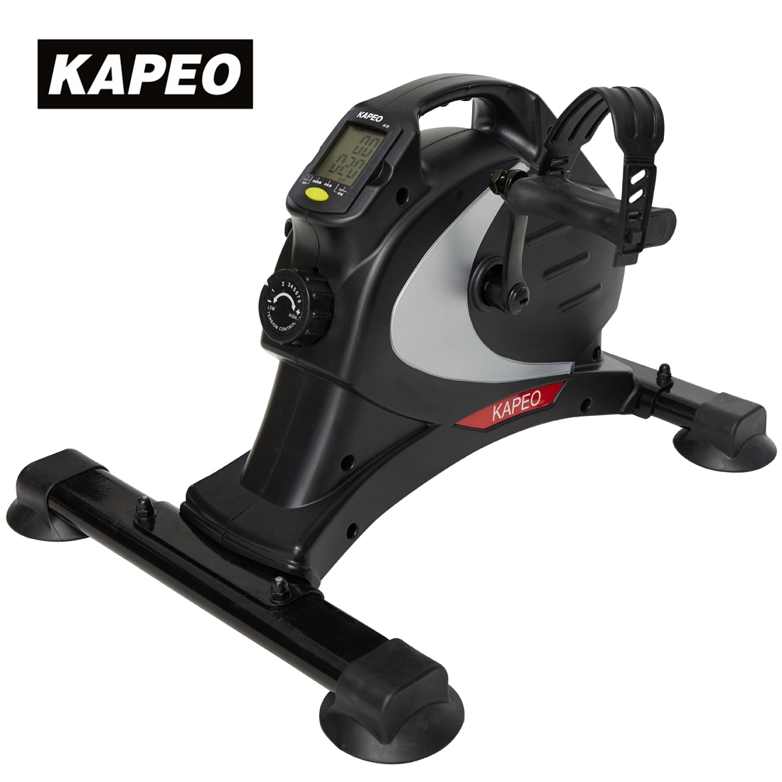 KAPEO エアロマグネティックバイク ミニ マグネット8段階負荷 大型液晶メーター フィットネスバイク 超静音設計 アシスト自転車 小型トレーニングマシン 健康器具 ダイエット器具 メーカー1年保証