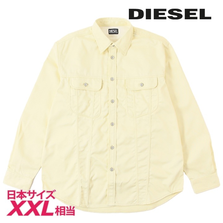 長袖シャツ メンズ S-EVAN フラップポケット フロントボタン die-m-t-f4-35a