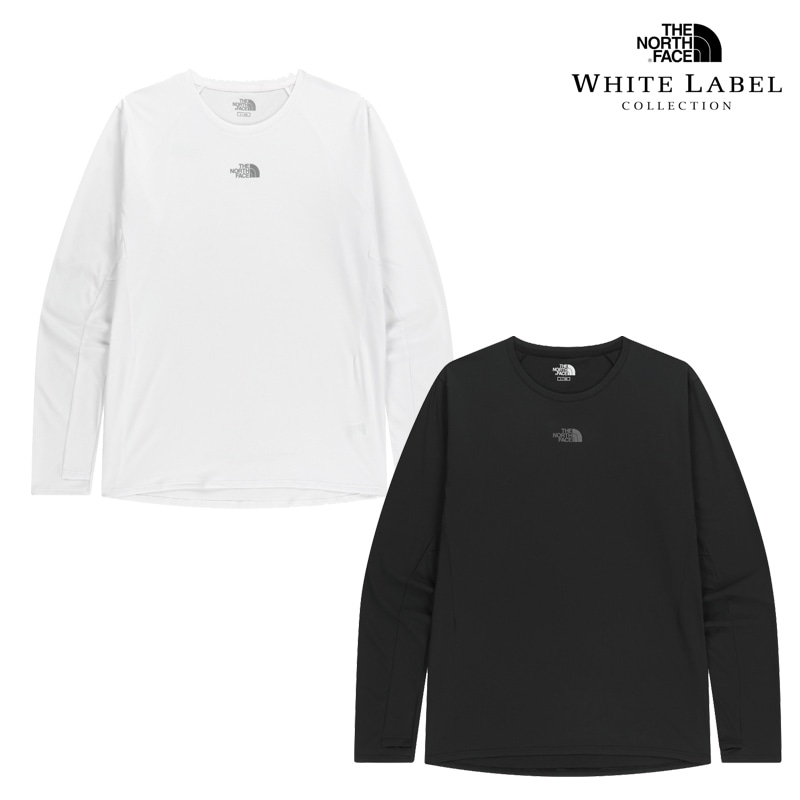 NT7TR55 STEP UP LS R TEE 25FW 新作 韓国限定ライン ワンポイントロゴ デイリー ベーシック インナー レイヤード 韓国コーデ ロングスリーブ コーデ提案 ソックス パンツ