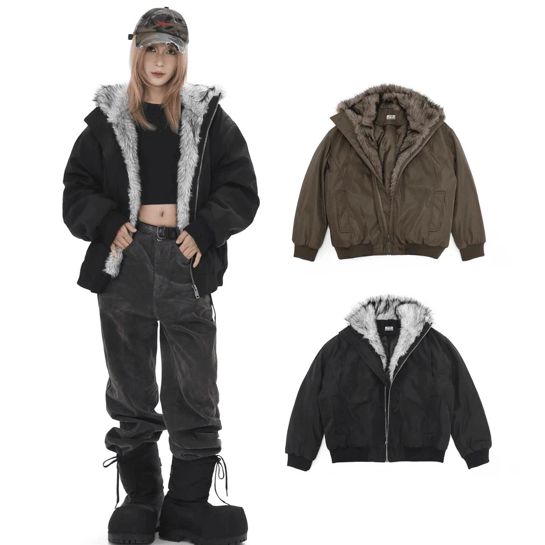 冬季 爆売れ 座山雕 綿衣 男女 カップルデザイン フード付き ファー付き 高級 綿服 裏起毛 厚手 綿袄 アウター ファー 毛皮アウター