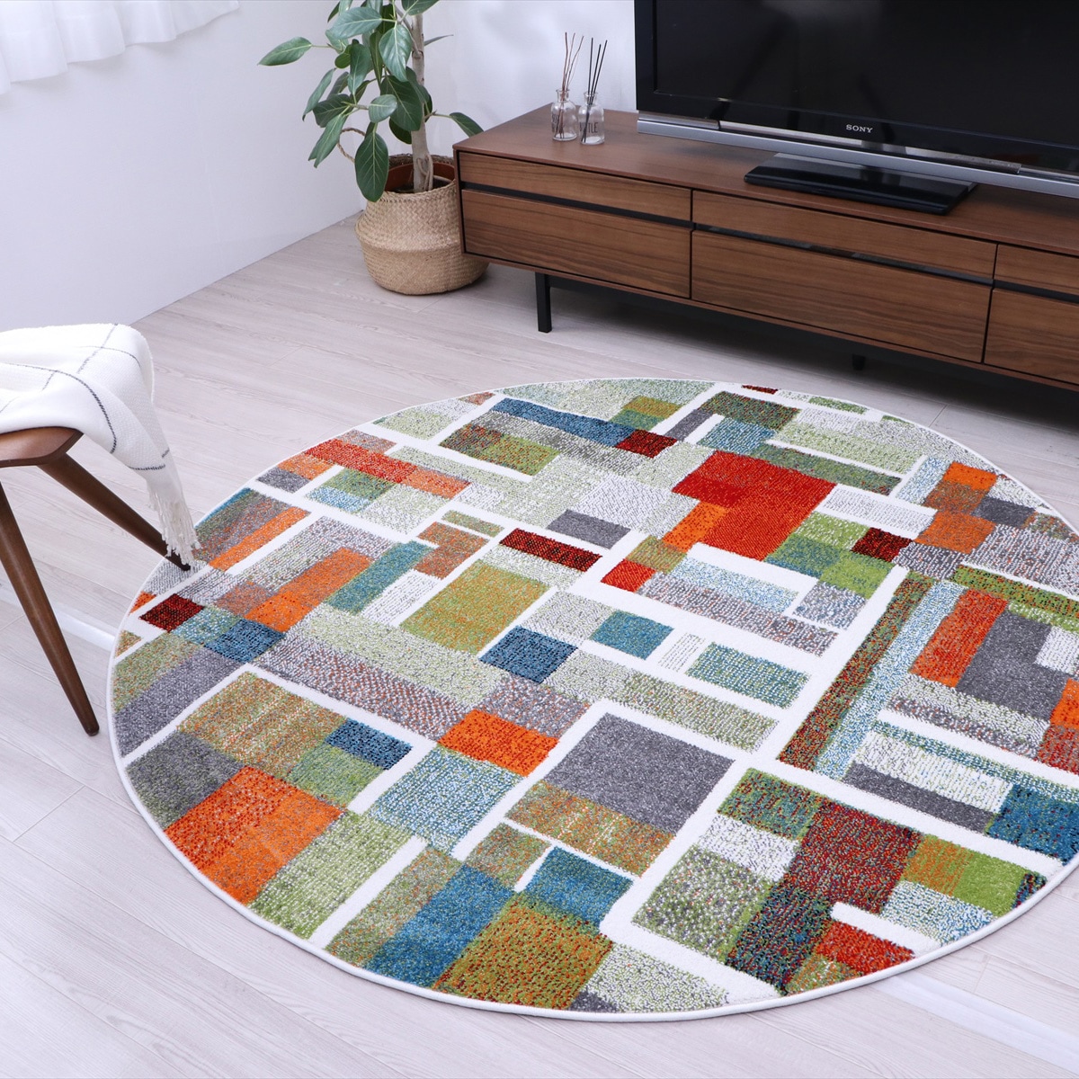 【I】【代引不可】ウィルトンラグ エデン 160cm 円形 トルコ製 カーペット/絨毯【北海道・沖縄・離島不可】