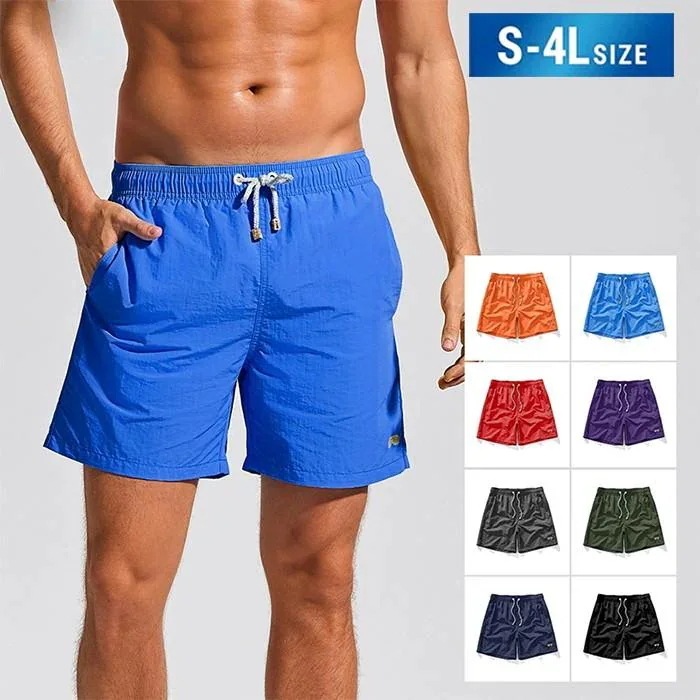サーフパンツ 耐塩素 大きいサイズ 25新型水着 4L 水陸両用 プール 吸水速乾 M ピンク メンズ グリーン 膝丈 海パン L ハーフパンツ 3L 2L 海 ブルー S