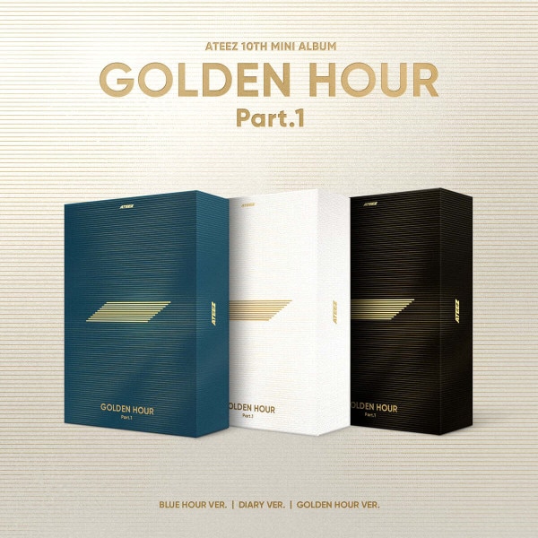 Set (3 albums) ATEEZ - GOLDEN HOUR : Part.1 (10th Mini Album)