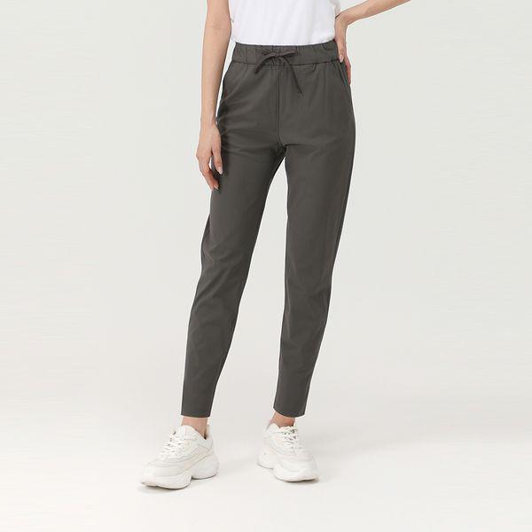 女性ウエストバンドストレッチパンツ 6I21609_P416711955