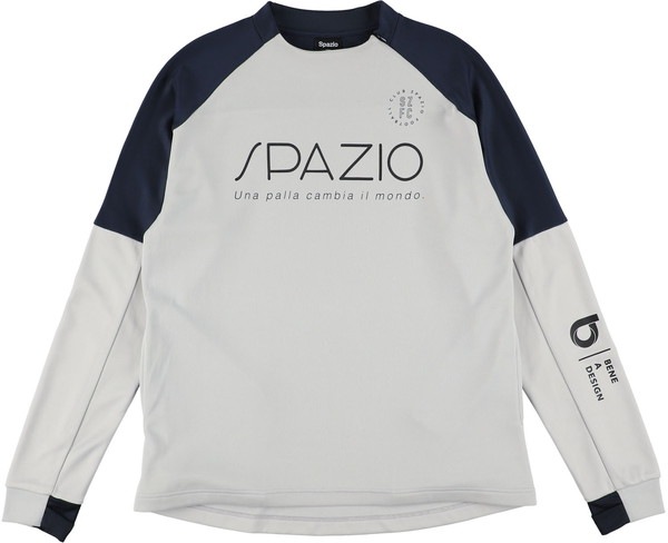 スパッツィオ SPAZIO Jr.脇パネルミッドトレーニングトップ サッカー フットサル プラクティスシャツJr GE1132-45 ジュニア キッズ スパッチオ