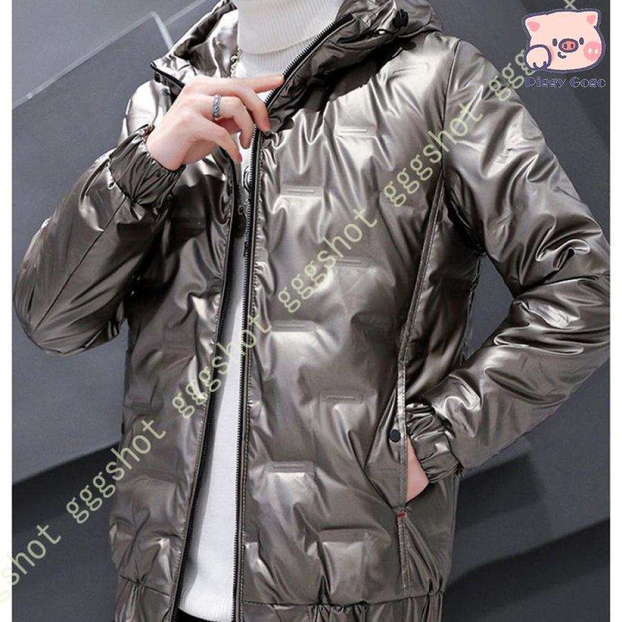 冬の特恵冬服 メンズ コート ショート 防寒 防風 ゆったり 光沢感 おおきいサイズ ジャケット ダウンコート ダウンジャケット 中綿 厚手 アウトドア 中綿コート