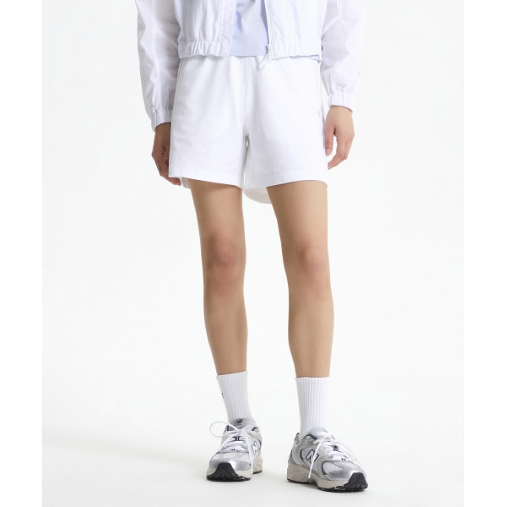 NEW BALANCE ウィメンズ エッセンシャル 4部 シングルメッシュ ショートパンツ NBNVF2W422