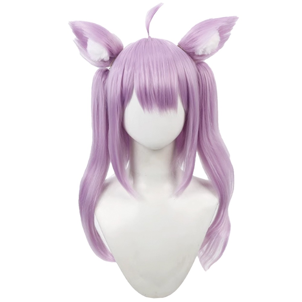 バーチャルYouTuber　Vtuber　ウィッグ　猫又 おかゆ　5周年洋服　コスプレウィッグ