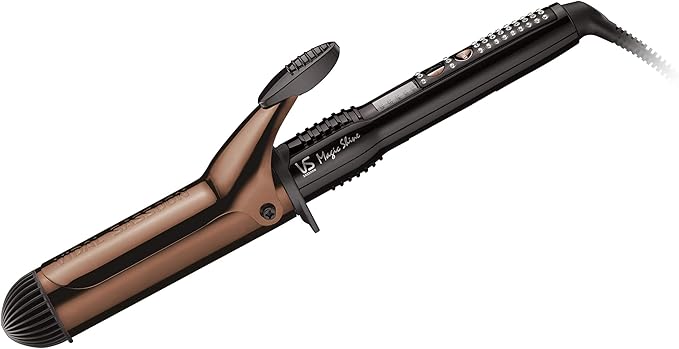 ヴィダル サスーン カール ヘアアイロン 38mm マジックシャイン 海外対応 5段階温度調節 パイプカバー付き ブラック VSI-3832/KJ