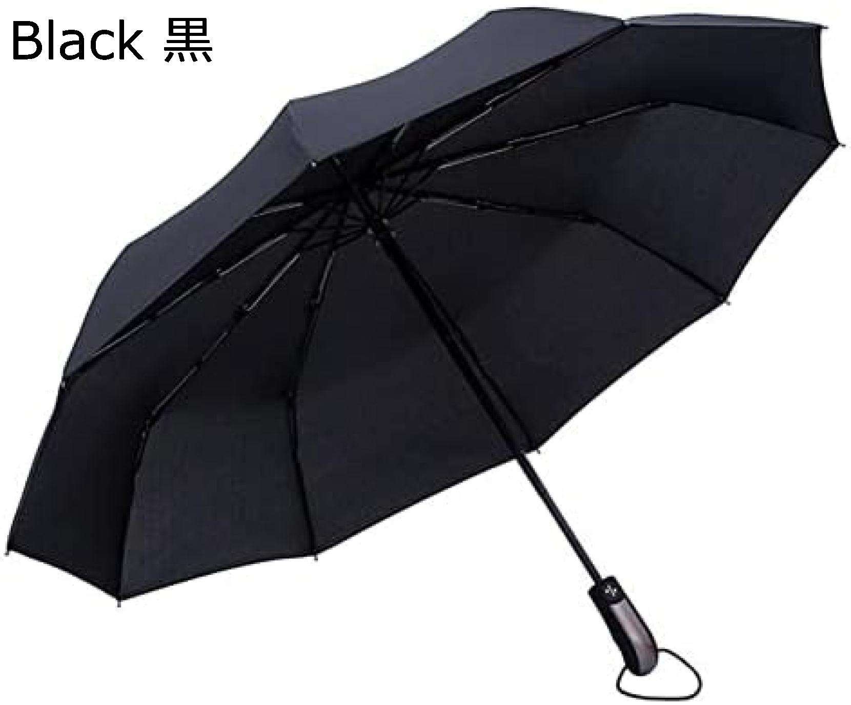 【20%OFFクーポン～】折りたたみ傘 大サイズ 三つ折＆ 頑丈な10本骨 ワンタッチ自動開閉 台風対応 梅雨対策 超撥水 晴雨兼用 UVカット メンズ レディース