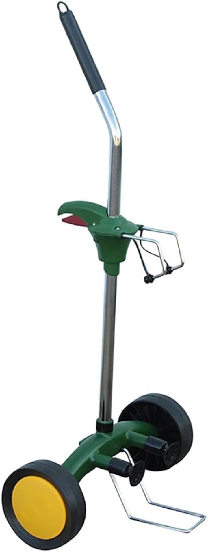 植木鉢運搬カート 鉢運搬用品 ハンドル付き ガーデン運搬カート 高さ調整可能 軽量 植木鉢移動 耐荷重65kg 大型植木鉢移動用カート 多用途使用 (グリーン)