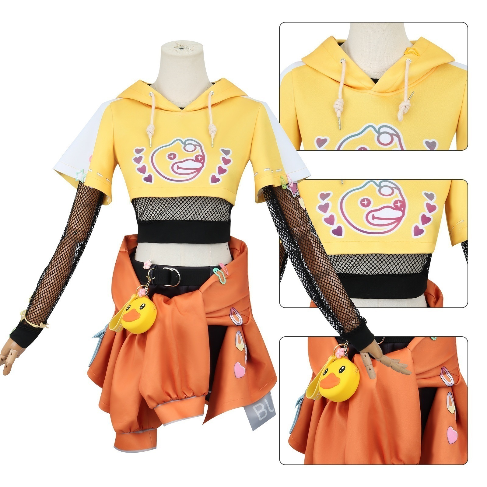 コスプレ 仮装第五人格調香師cos服小黄鴨第二弾連動ゲーム同金コスプレ イベント用品 コスチューム