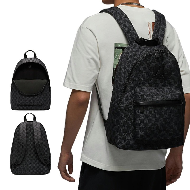 ジョーダン リュック JORDAN モノグラム バックパック ブラックブラック 20L アクセサリー メンズ ユニセックス Jordan 正規品 FJ6784-011