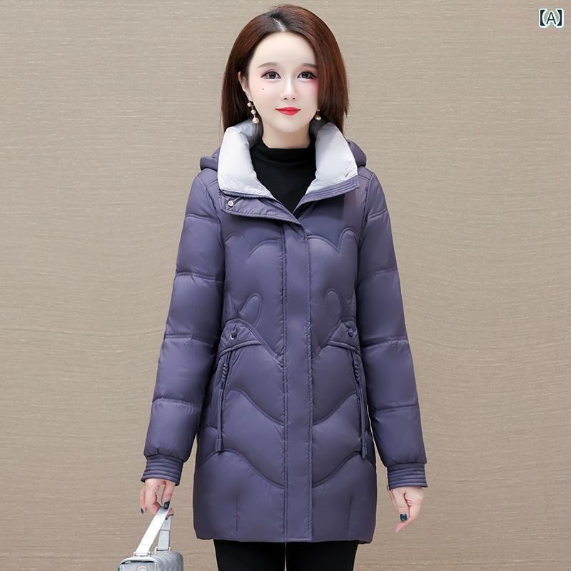 レディース ダウンジャケット 大きいサイズ 冬 暖かい ホワイトダックダウン ジャケット 女性 フレッシュ ミドル丈