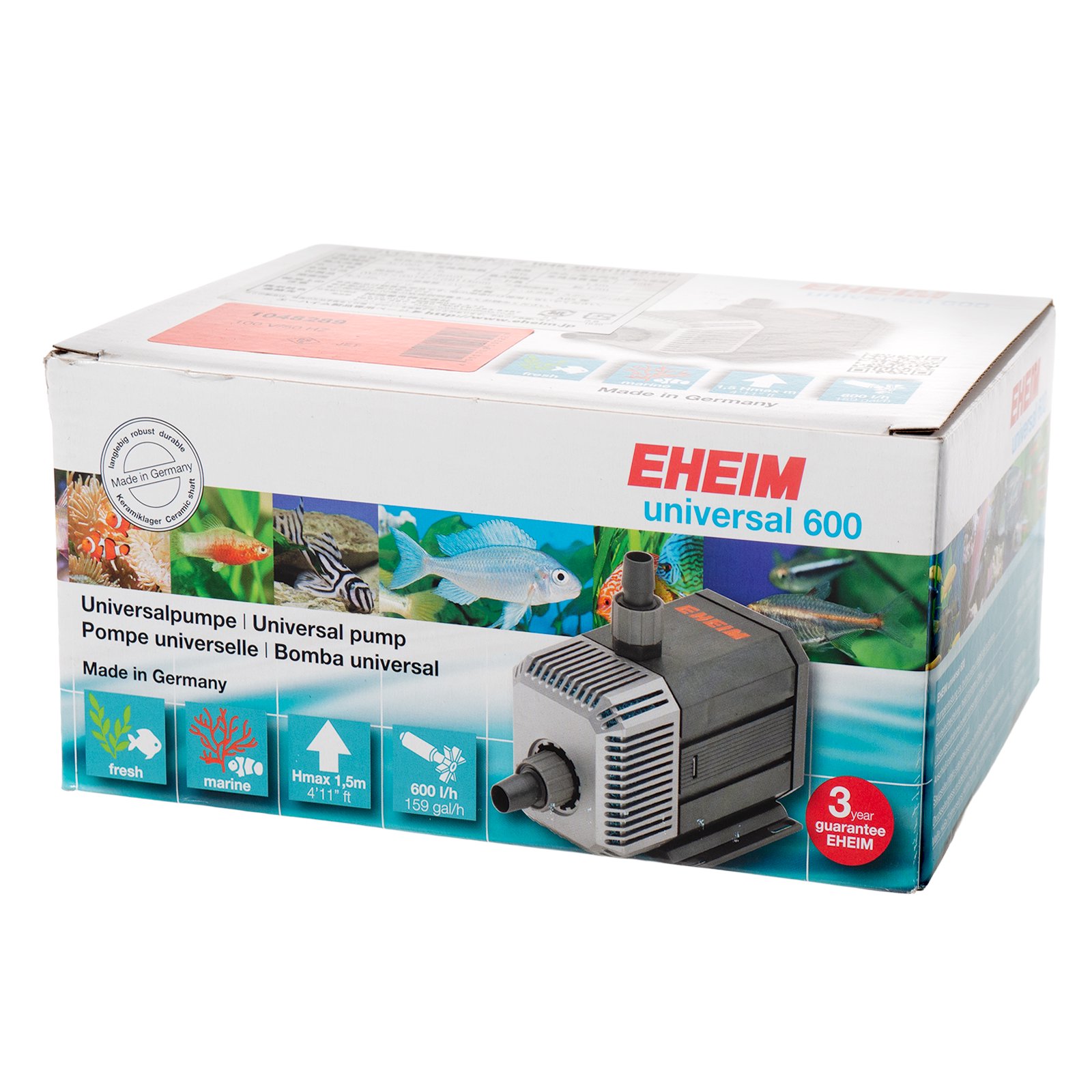 ５０Ｈｚ　エーハイム　１０４８　流量１０リットル／分　東日本用　メーカー保証期間１年　ＣＲＣ10―37―20―10―30