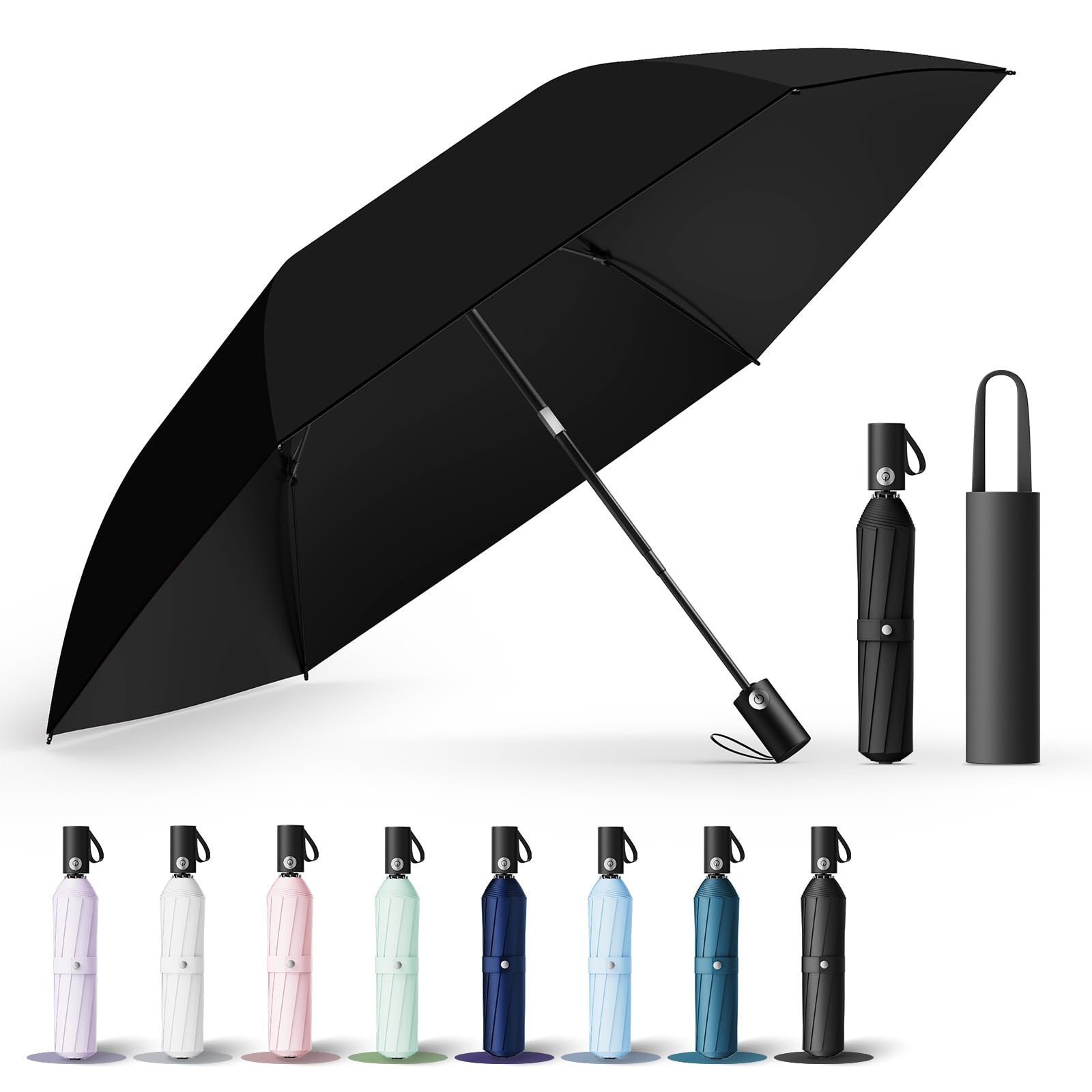 即日発送 【JIS認証·現役皮膚科医監修】日傘 UVカット100遮光遮熱 折り畳み【業界初！改良型ワンタッチ自動開閉】UPEBおりたたみ傘 188g-230g超軽量 コンパクト 紫外線遮断 折りたたみ