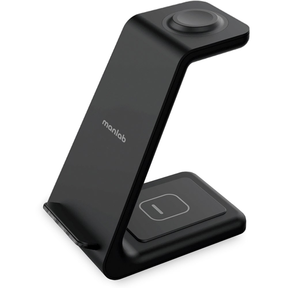 最高レベル 3in1 アップルウォッチ ワイヤレス 充電 スタンド(black)