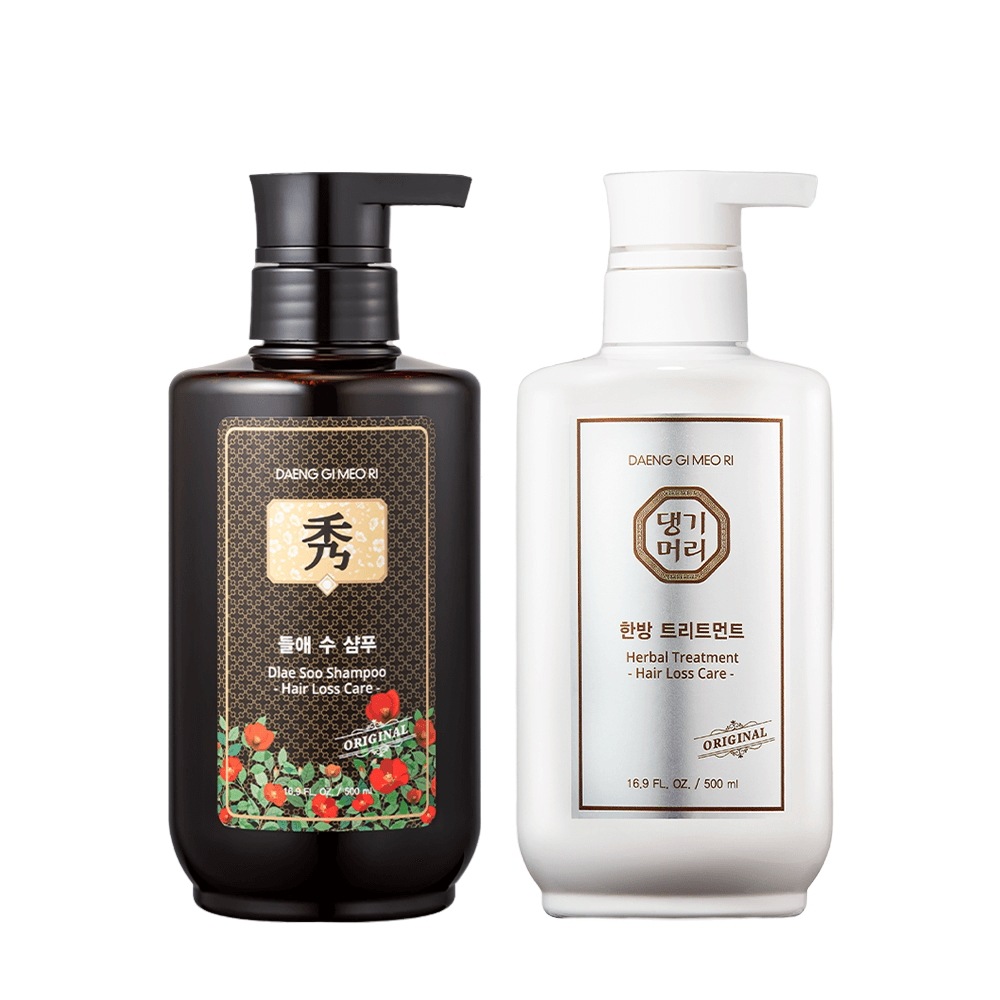 [ネイバー単独構成]ドゥルエス 脱毛シャンプー500ml+漢方トリートメント500ml