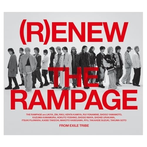 RAMPAGE from EXILE TRIBE ／ (R)ENEW MV盤(Blu-ray Disc付) (CD) RZCD-67202