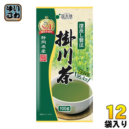 国太楼 深蒸し掛川茶 100g 12袋入り
