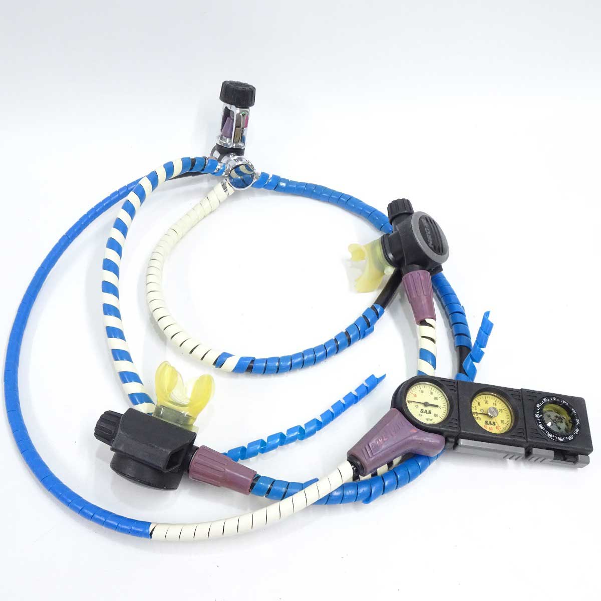 【中古】SAS NEOR BOTTOM SIDE レギュレータ オクトパス LIVE NAVI ゲージ スキューバダイビング