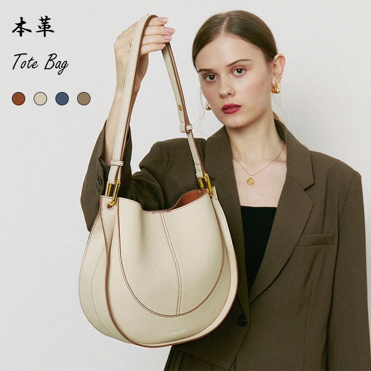 クーポンで888円OFF本革 牛革 バッグ レディース トートバッグ ショルダーバッグ レザーバッグ 通勤バッグ 鞄 上品 オフィス カジュアル 高品質 大容量 ショルダー トート 通勤 通学 大人