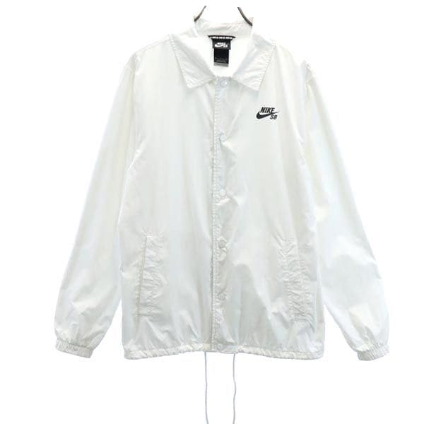 ロゴプリント スイングトップ M 白 ジャケット 裏メッシュ メンズ
