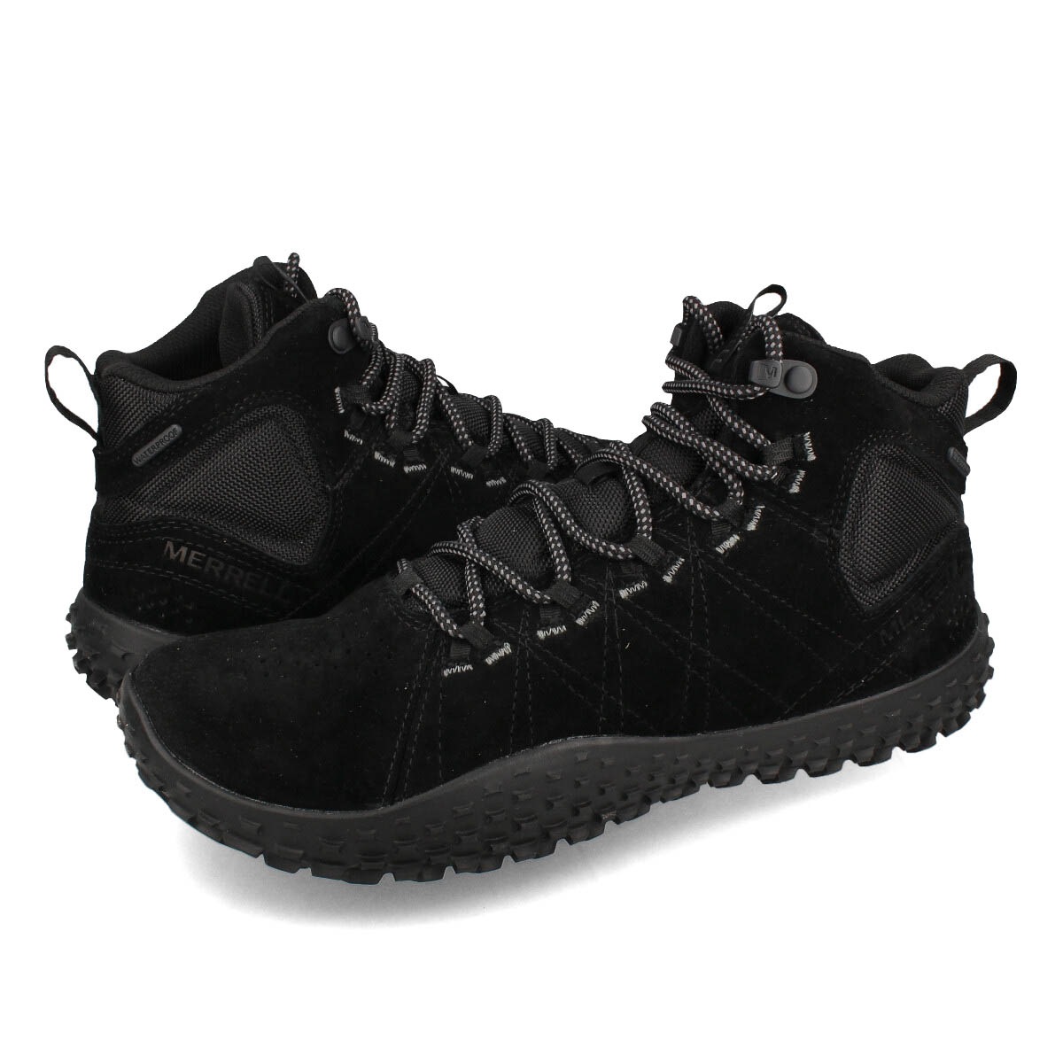 MERRELL WRAPT MID WATERPROOF BLACK/BLACK