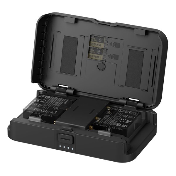 ポータブル充電ケース ブラック CINSCAVE