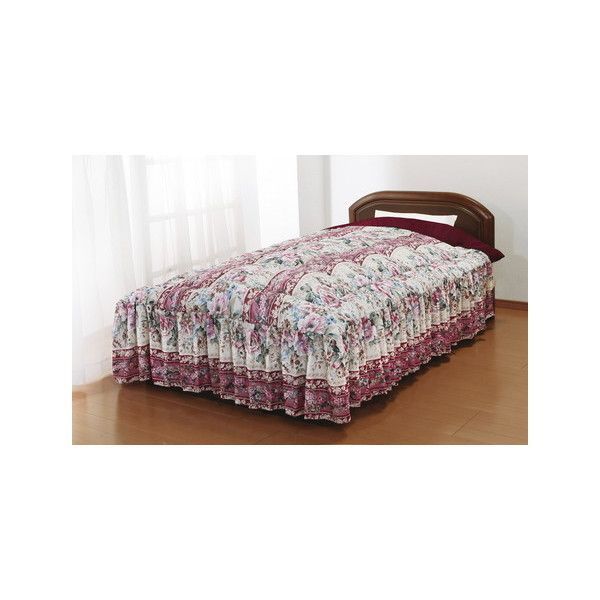 ファミリー・ライフ あったか3層構造 ボリューム マイヤー毛布地 ベッド 布団 ダブル ピンク (0375210) メーカー直送