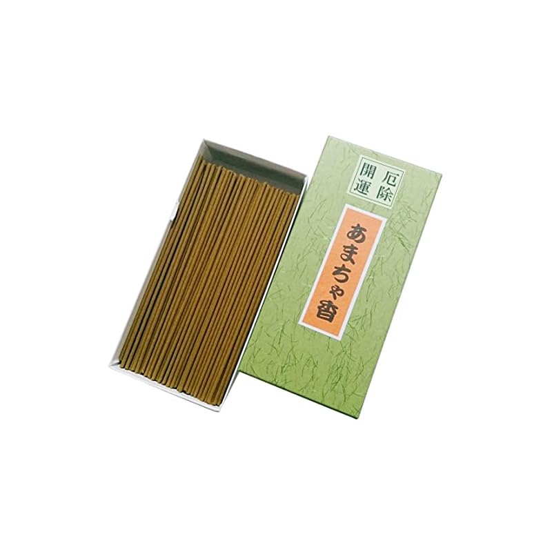 淡路梅薫堂の浄化お香（2023年厄年 厄除け 厄払い）神仏お好み 仏様のご馳走 魔除け 厄除開運あまちゃ香 90g お茶の香り やさしい お線香 (1箱) #097 6,381円