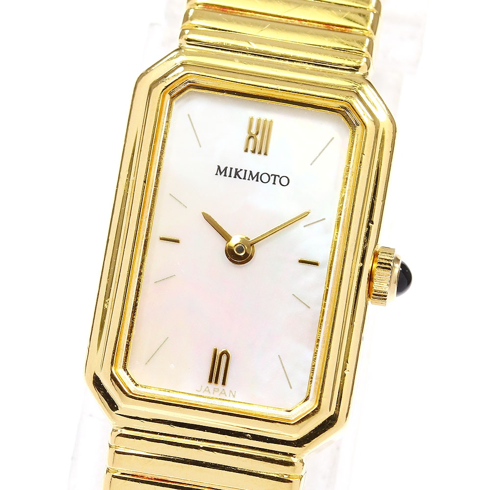ベルト訳あり ミキモト MIKIMOTO 552-1720 パールブレスレット クォーツ レディース 内箱付き_823664【中古】 44,160円