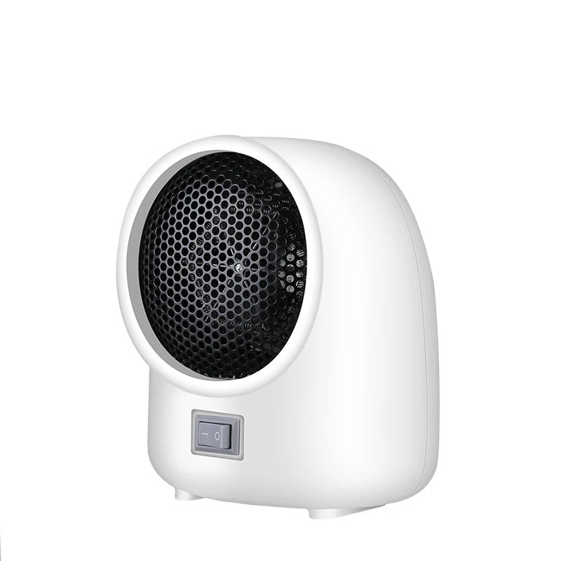 ファンヒーター 暖房 二秒速暖　テーブル 小型 コンパクト 足元ヒーター 防寒対策 電気ストーブ 省エネ 防炎素材 過熱保護