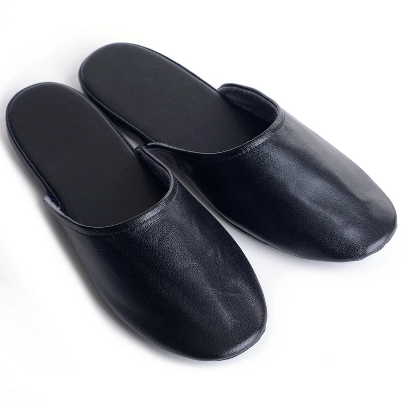 牛革スリッパ 本革 日本製 収納袋付 上履き レザー 学校 参観 PTA 入学式 卒業式 入園式 卒園式 フォーマル 式典 M L 前詰まり ブラック 黒 レディス 婦人 女性 メンズ 男性