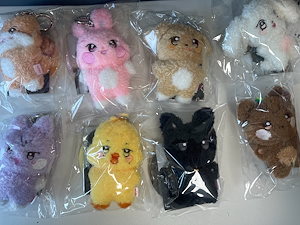 ATEEZ ANITEEZ mini plush ぬいぐるみ 8種 コンプ ATEEZ - Mini Plush [ANITEEZ IN TREASURE Official MD] - K PLACE