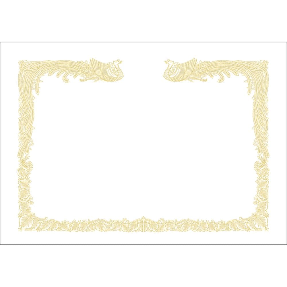 （まとめ買い）ササガワ プリンタ対応 賞状用紙 雲なし A4判 縦書用 100枚入 10-1460 [x3]