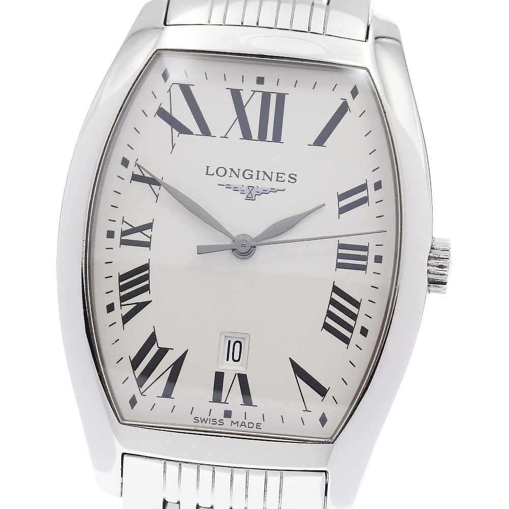 ロンジン LONGINES L2.655.4 エヴィデンツァ デイト クォーツ メンズ _933629【中古】