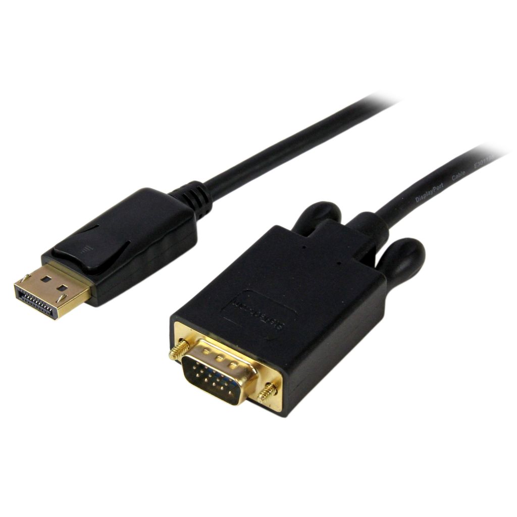 StarTech.com [DP2VGAMM6B] DisplayPort-VGA変換ケーブル 1.