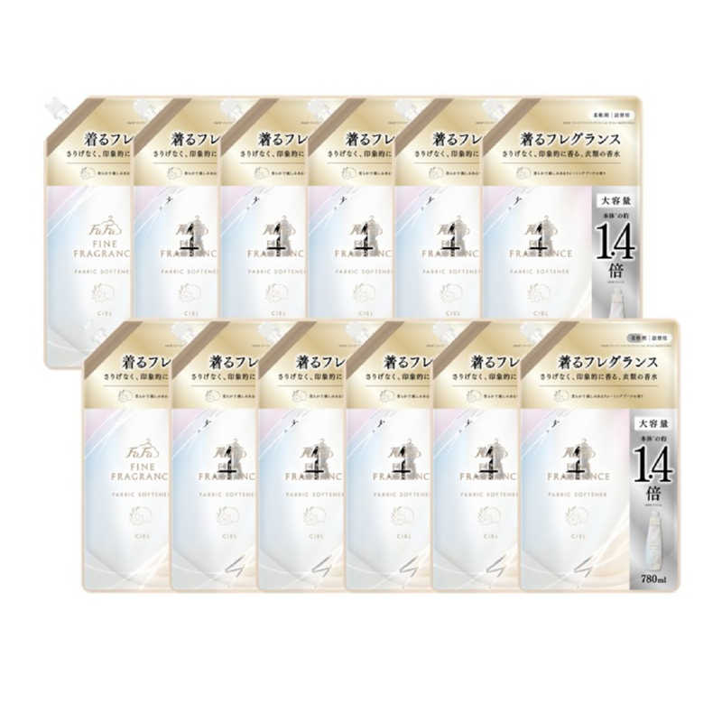 NSファーファJ　(ケース販売)FaFa(ファーファ) ファインフレグランス シエル 詰替780ml×12