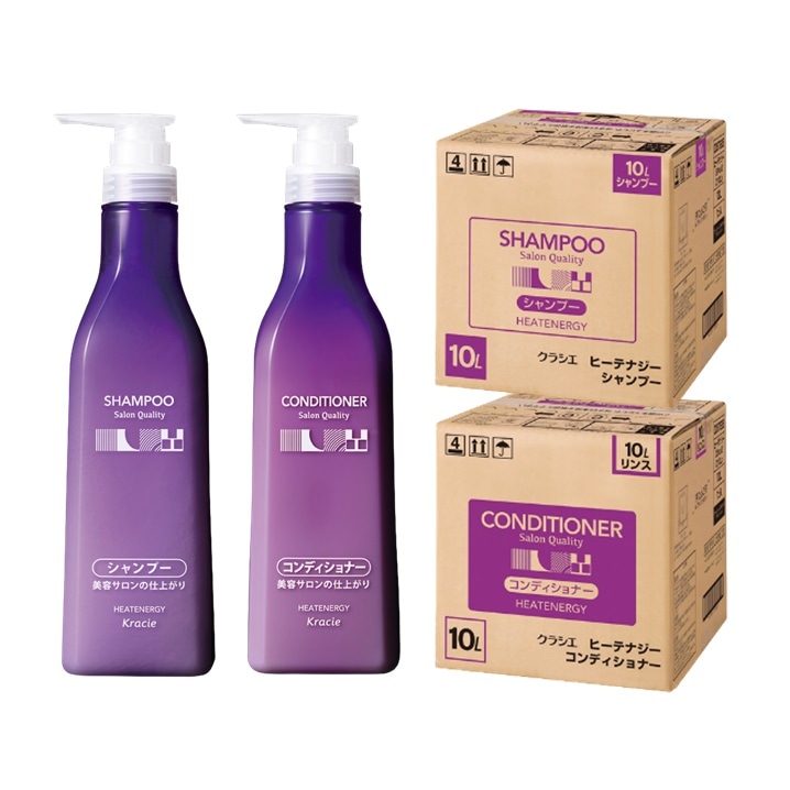 ヒーテナジー シャンプー＆コンディショナー 各10L 業務用詰替え