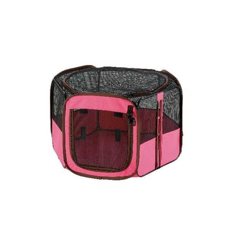 リッチェル　たためるペットサークル 75-75(ピンク)[超小型犬猫用]