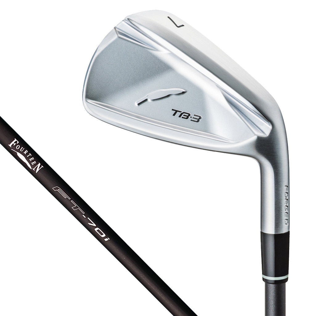 フォーティーン TB3FG_I7-P_FT70I TB-3 FORGED アイアン 4本セット（＃7～P）（FT-70i カーボンシャフト・ワンフレックス） TB3FGI7PFT70I