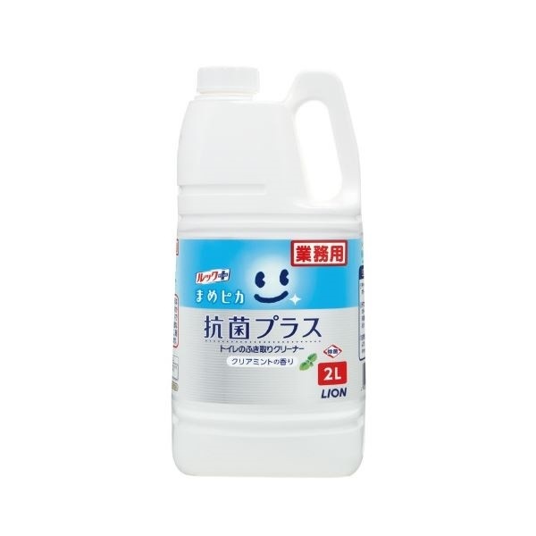（まとめ）ライオン ルック まめピカ抗菌プラス 業務用 2L[x2セット]