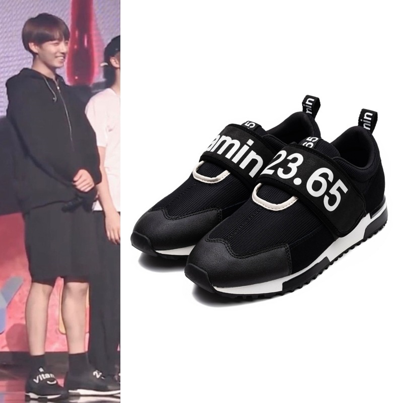 btsジョングク着用 VITAMIN SHOES BLACK