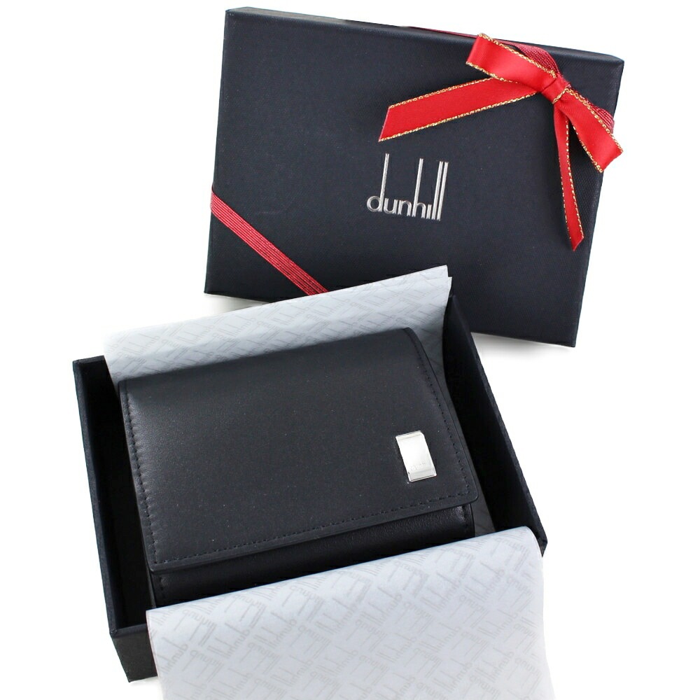 ラッピング済 ギフトセット コインケース メンズ 革 小銭入れ 財布 ブランド ブラック シンプル ミニ おしゃれ 男性 父 夫 誕生日プレゼント 贈り物 就職祝い 卒業祝い 昇進祝い 手提げ紙袋付