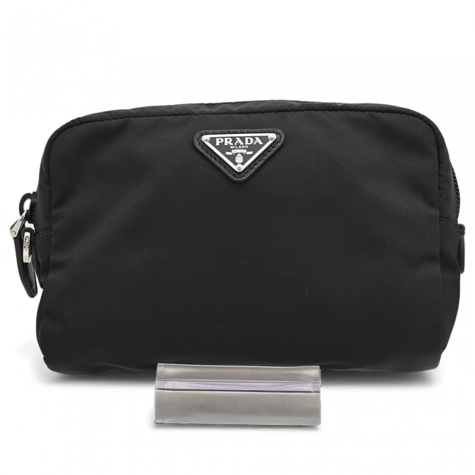 プラダ コスメポーチ ナイロン ブラック Aランク pr5827cd