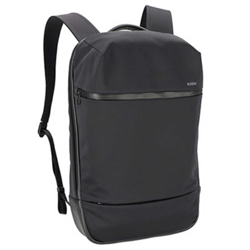 ゾンネ　SONNE BLK ［ 撥水加工 止水ファスナー 14インチノートPC 収納可 通勤 通学 ビジネスバッグ バックパック］ SONNE ブラック　SO-SOSL001